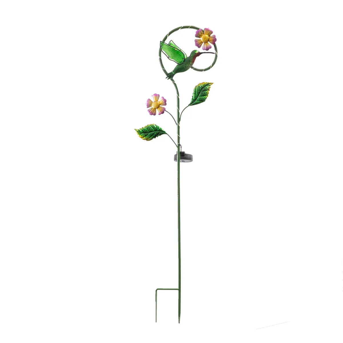 Hummingbird and Butterfly Solar Garden Stake Crosslight