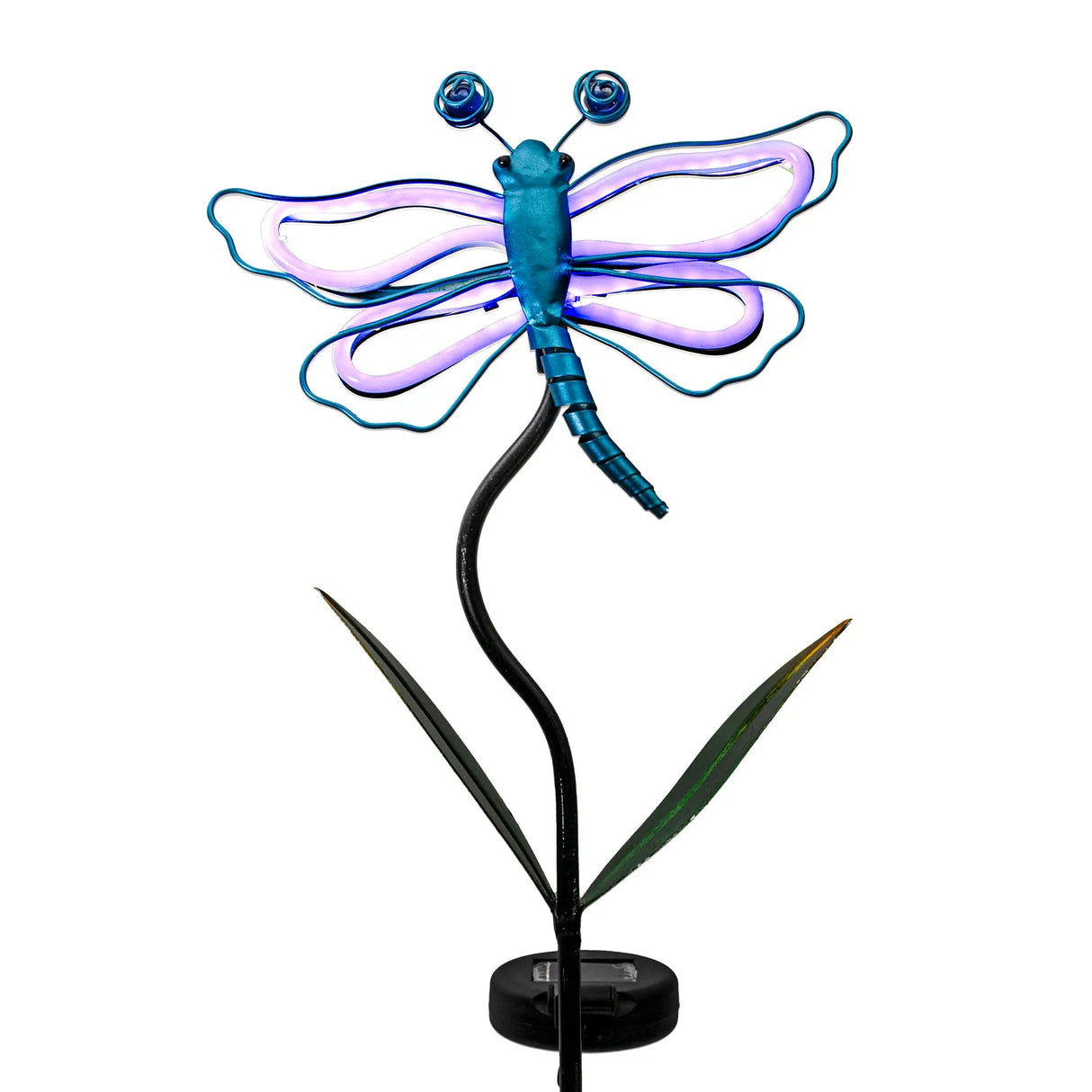 Solar Butterfly and Dragonfly Garden Stake Crosslight