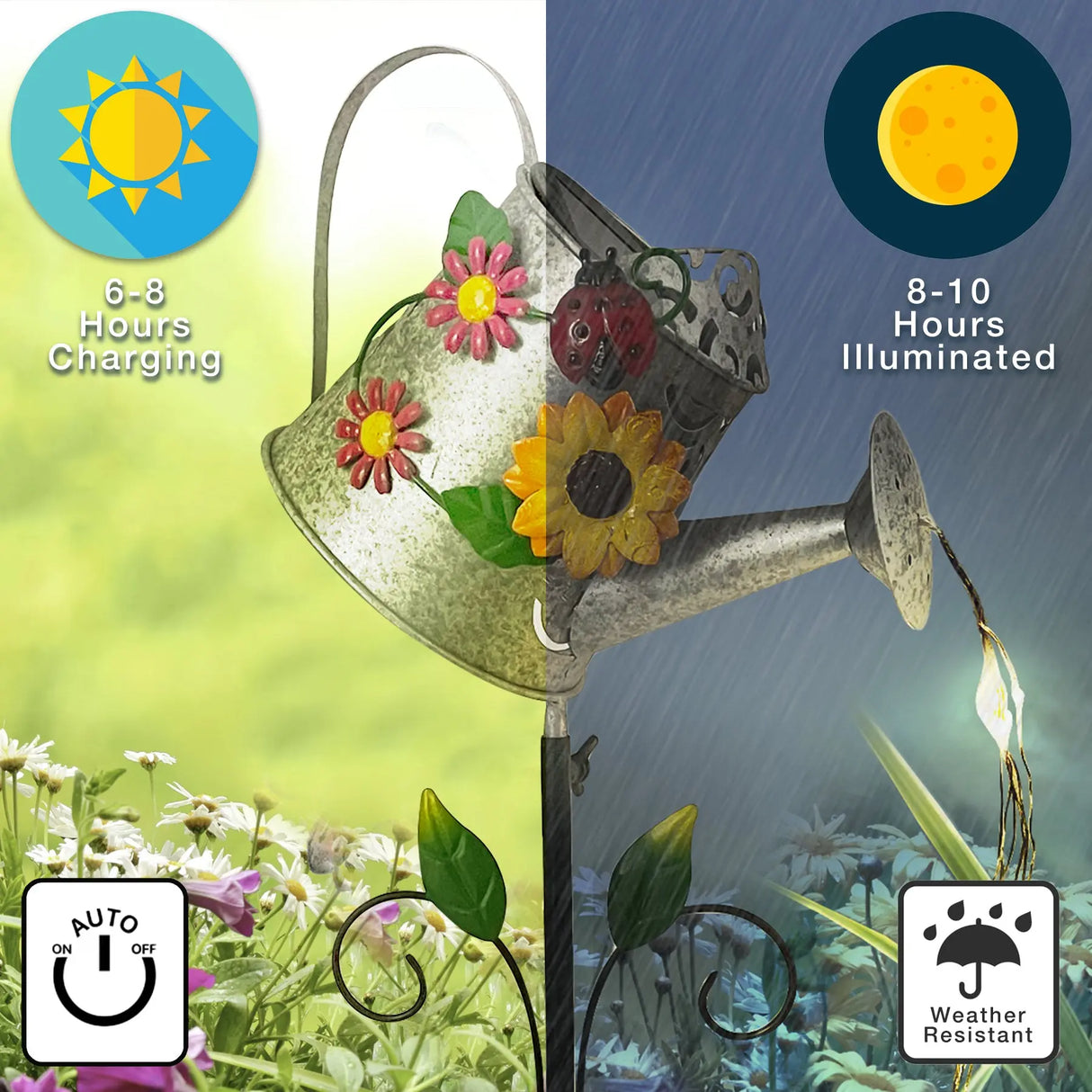 Watering Can Solar Stake Light ShopFGI