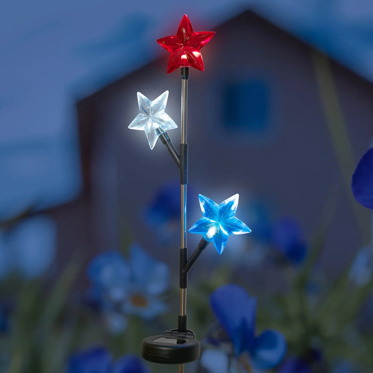 Patriot Stars Solar Stake Light ShopFGI
