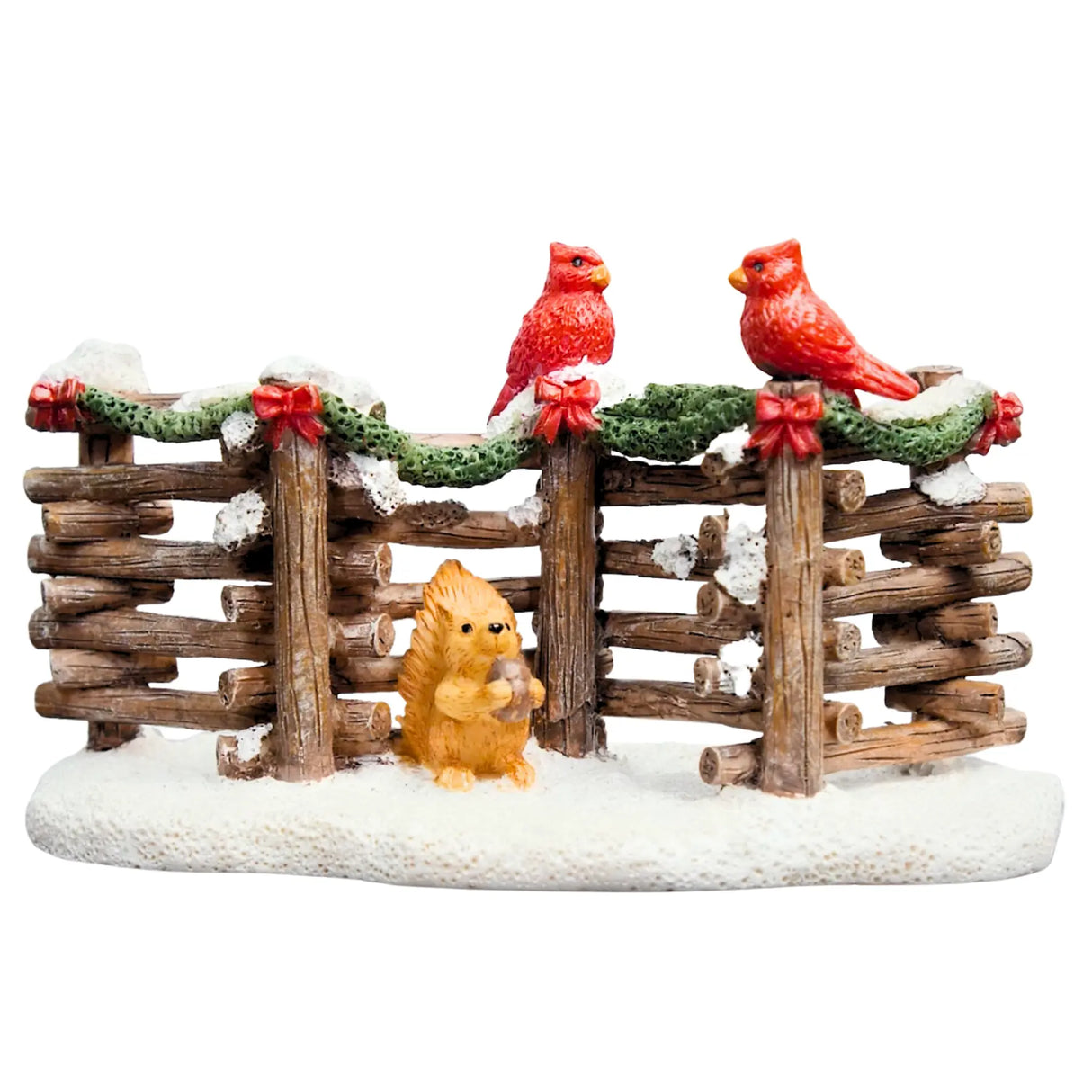 Cardinals on Wooden Fence fgsquarevillage