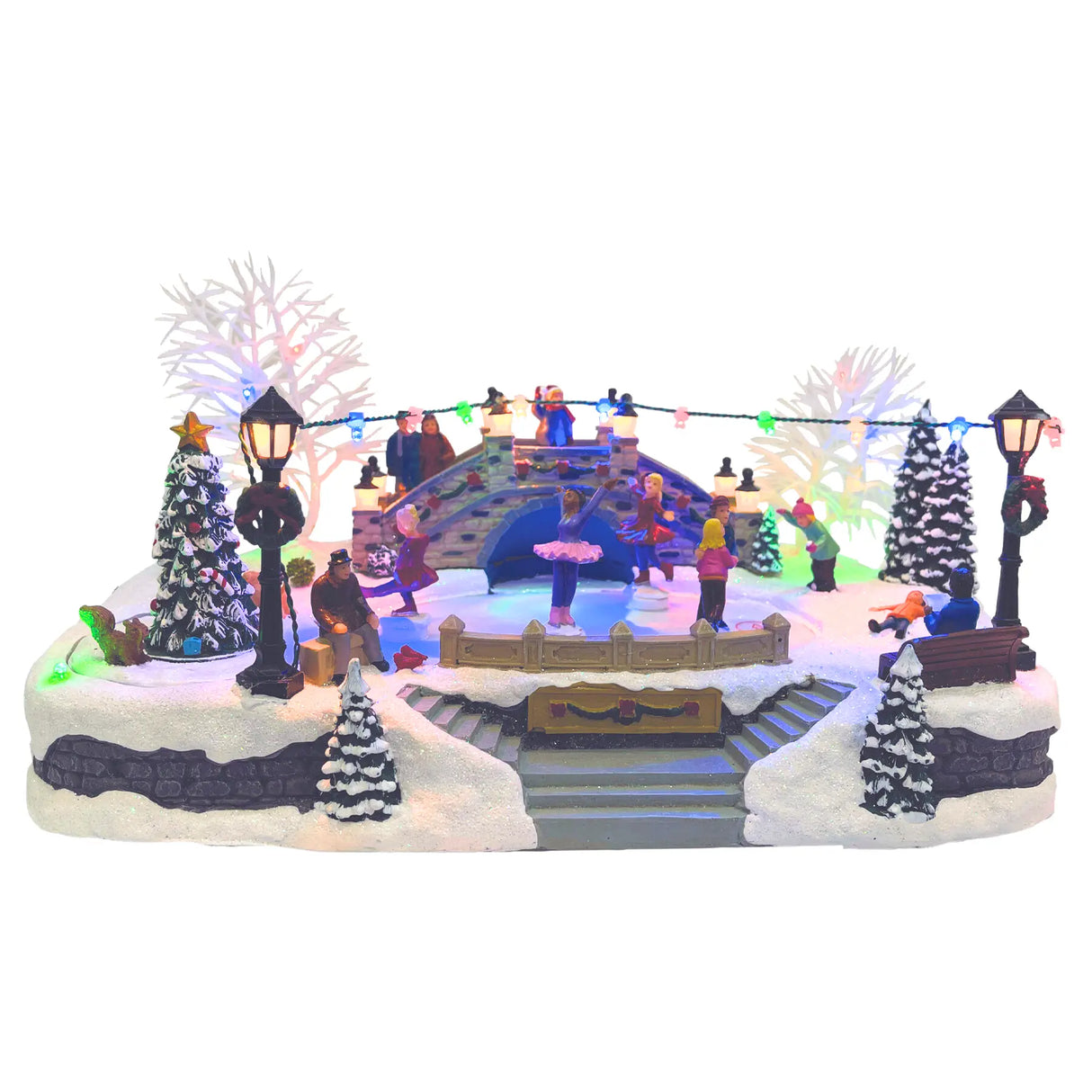 Animated Light up Ice Skating Rink fgsquarevillage