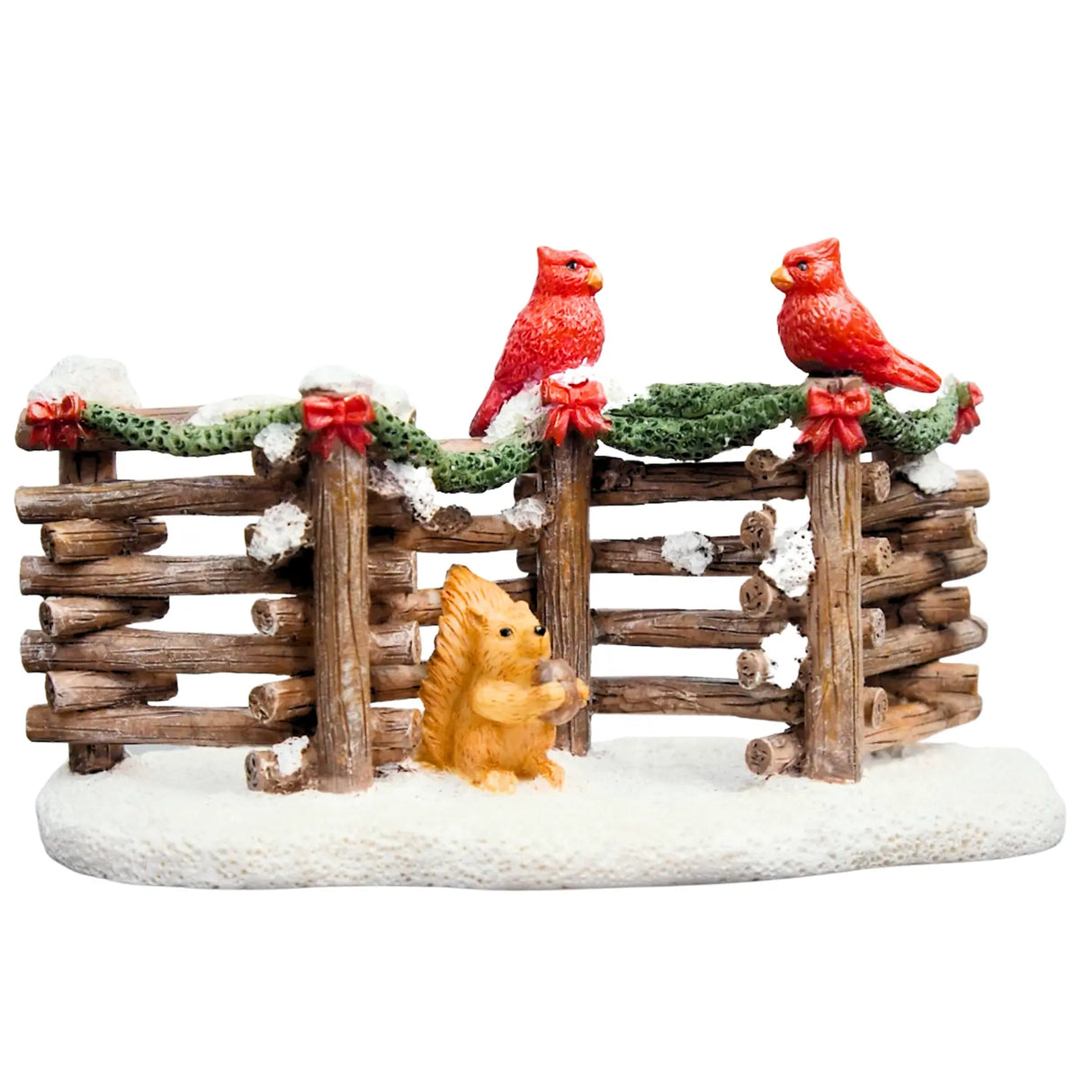 Cardinals on Wooden Fence fgsquarevillage