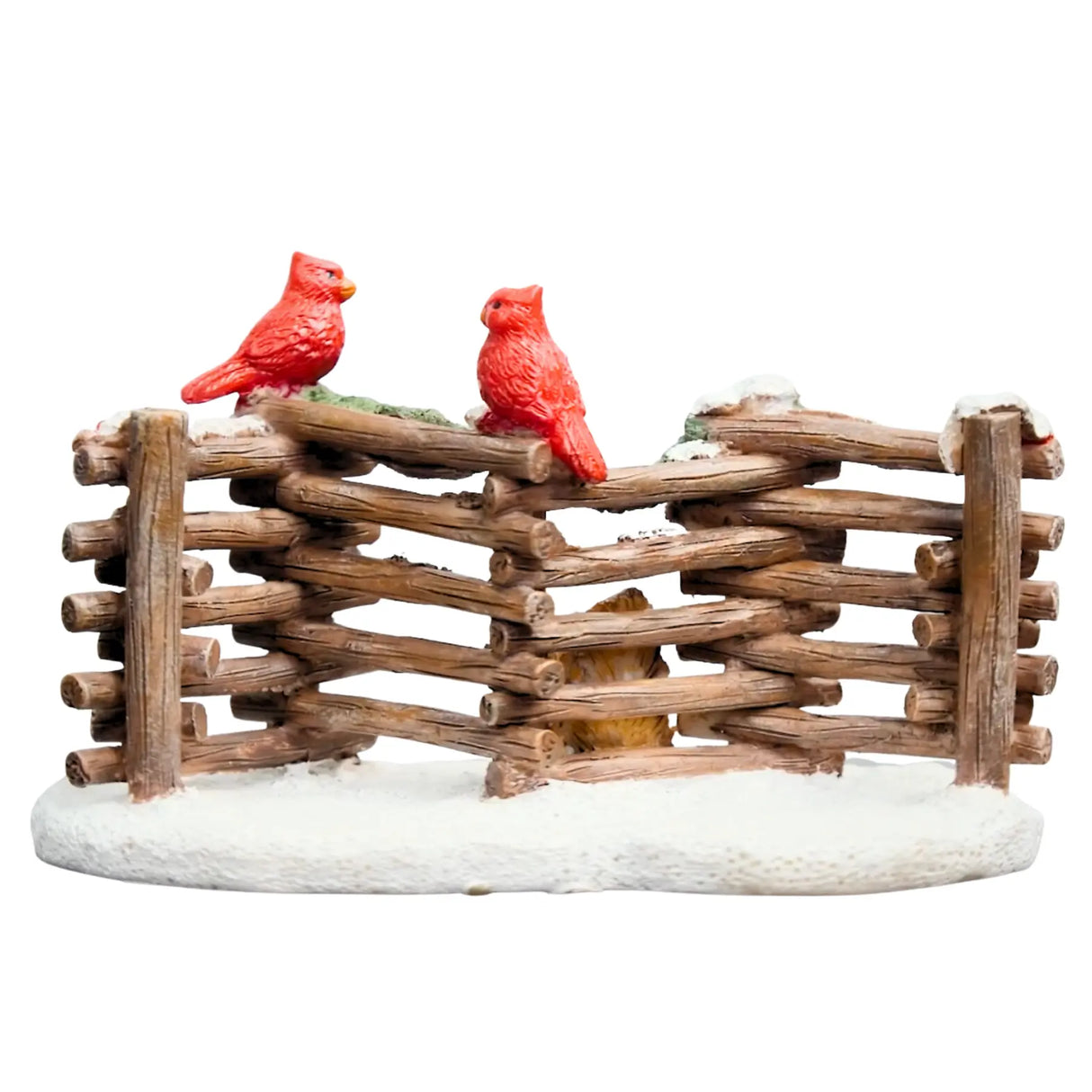 Cardinals on Wooden Fence fgsquarevillage