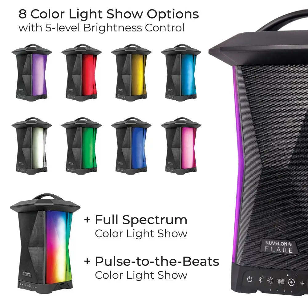 Nuvelon FLARE Indoor / Outdoor Bluetooth Speaker Nuvelon