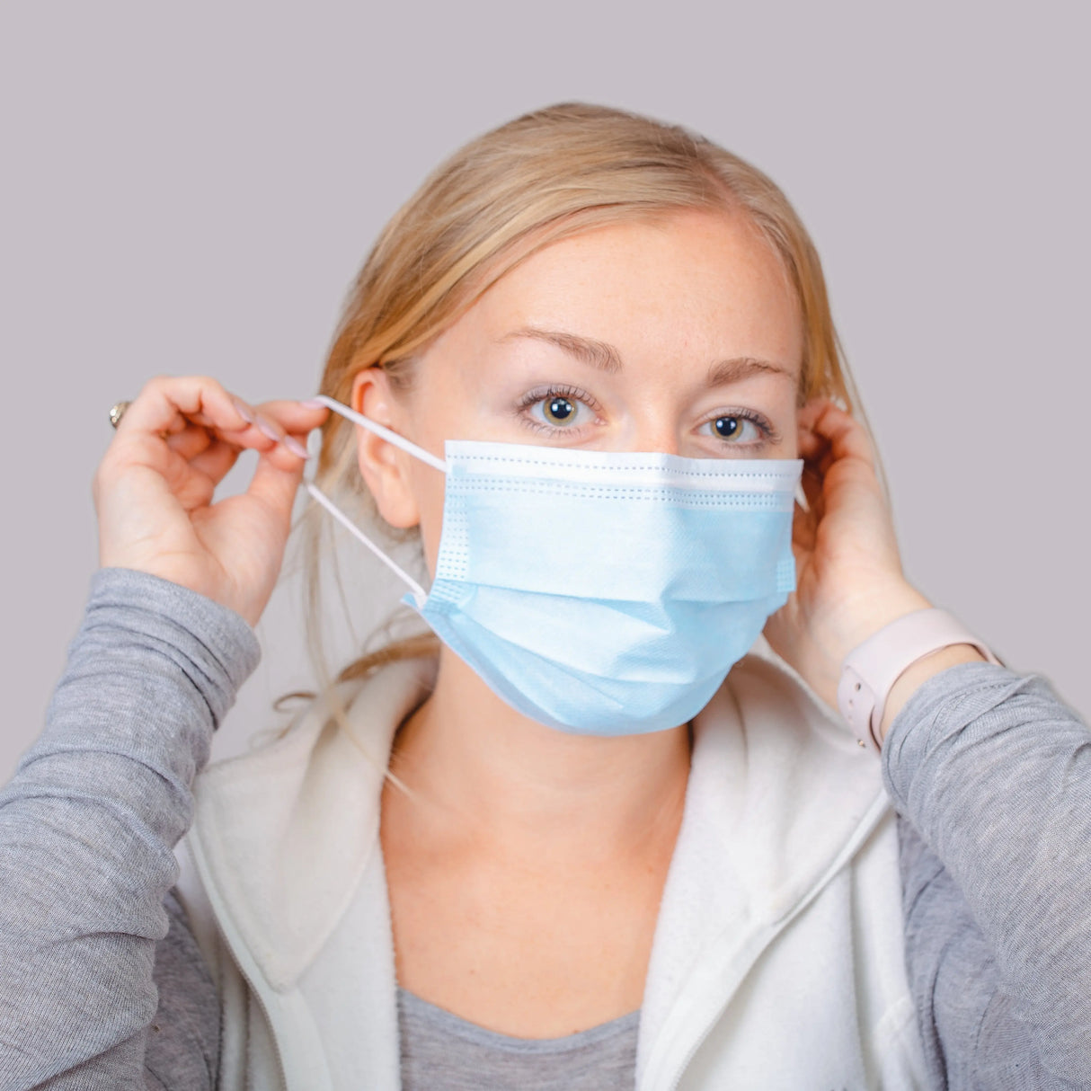 Disposable 3 Ply Face Masks, Set of 50 ppeshopusa