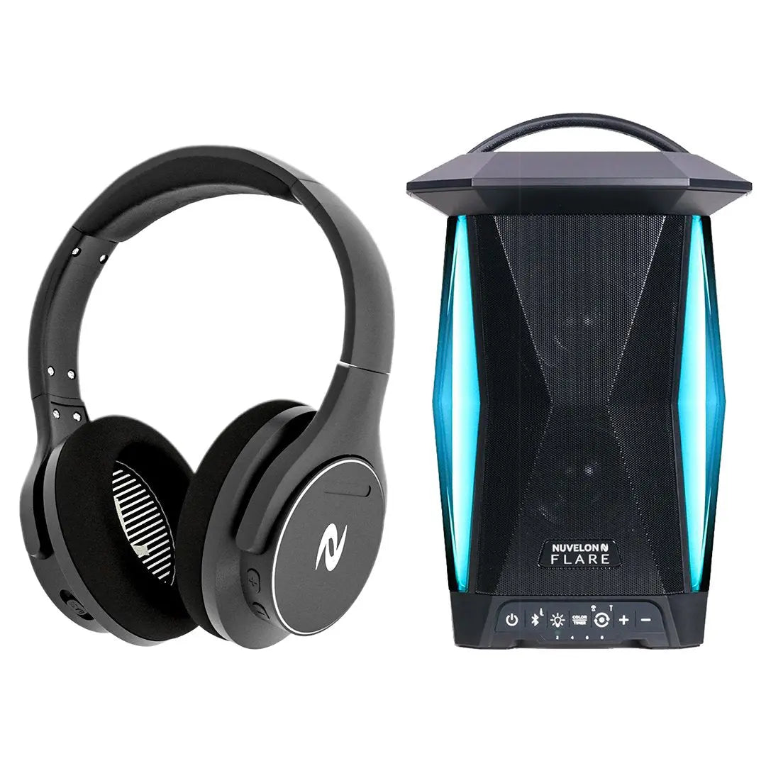 Nuvelon ONE and Flare Speaker-Headphone Bundle Nuvelon