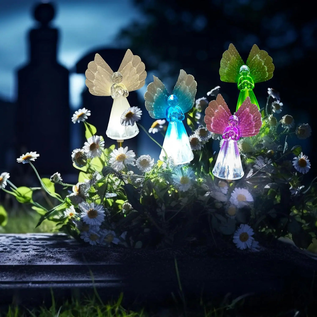 Shining a Light for a Loved One with a Solar Angel Decor - ShopFGI