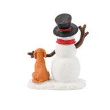 Snowman with Dog fgsquarevillage