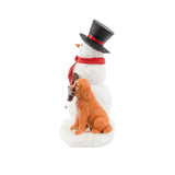Snowman with Dog fgsquarevillage