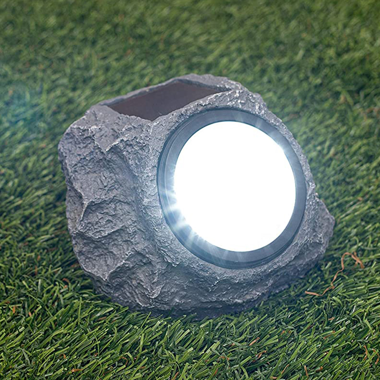 Solar LED Rock Spotlight, Set of 2