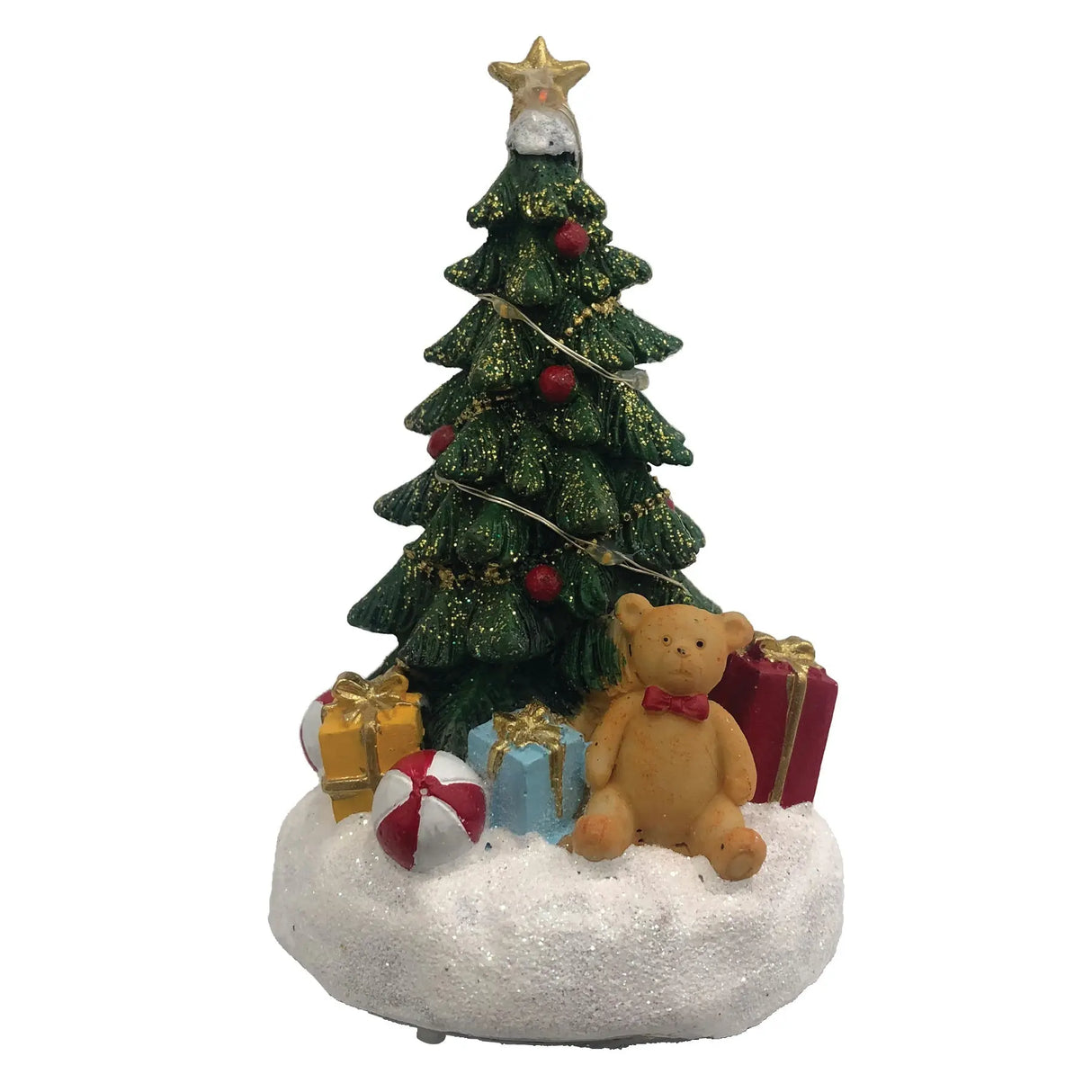Light up Tree with Teddy Bear fgsquarevillage