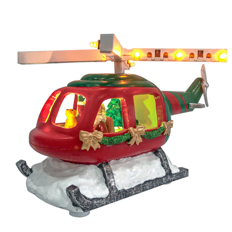 Santa on Helicopter fgsquarevillage