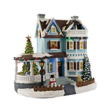 Blue Christmas House fgsquarevillage