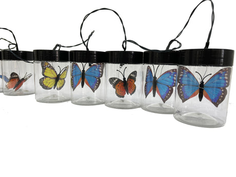 Butterfly Jar Solar String Light, 10 Count Light
