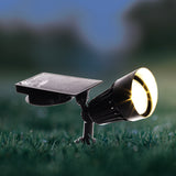 Outdoor Solar Spotlight 50 Lumens, Set of 1 (Black)