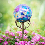Mosaic Globe Solar Garden Stake 48"