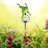 Frog Solar Garden Stake ShopFGI